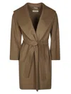 Max Mara Messi Coat In Brown