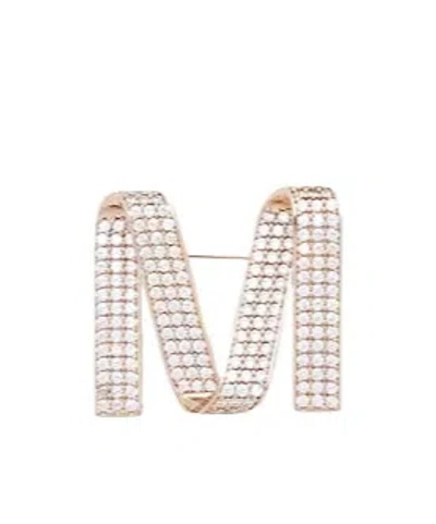Max Mara Metal Brooch In Yellow