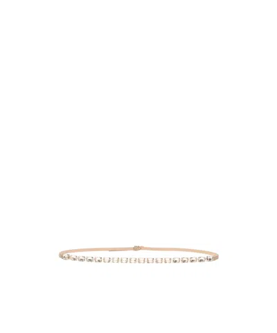 Max Mara Metal Buckle Belt In Gold
