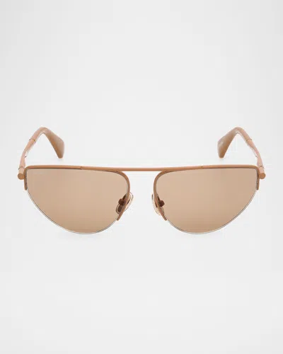 MAX MARA METAL CAT-EYE SUNGLASSES
