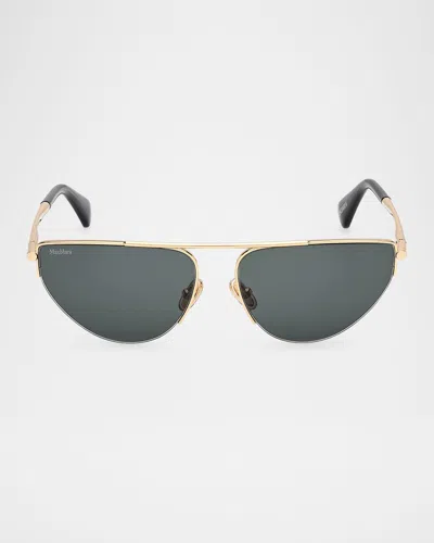 MAX MARA METAL CAT-EYE SUNGLASSES