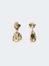 Max Mara Metal Drop Earrings In Gold