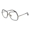 Max Mara Silver Women Optical Frames In Neutral
