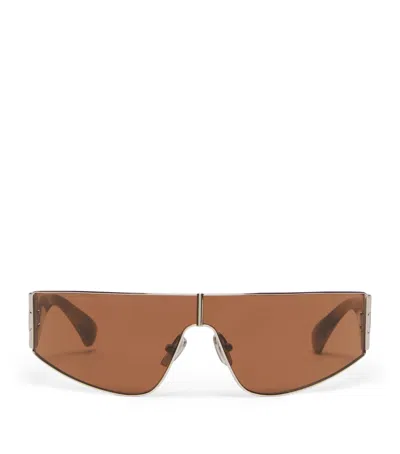 Max Mara Mxocicogna Glasses Camel In Brown