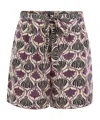 Max Mara Metello All-over Printed Shorts In Multi