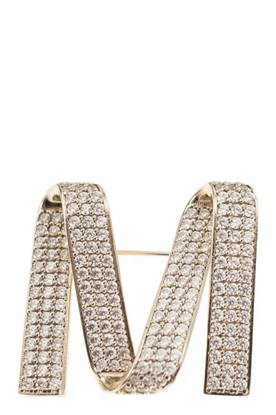 MAX MARA MAX MARA MGROSGRAINPIND - M PIN WITH RHINESTONES