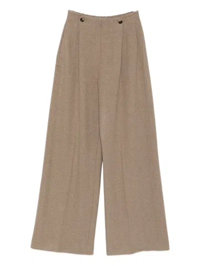 Max Mara Micenea Trousers In Brown