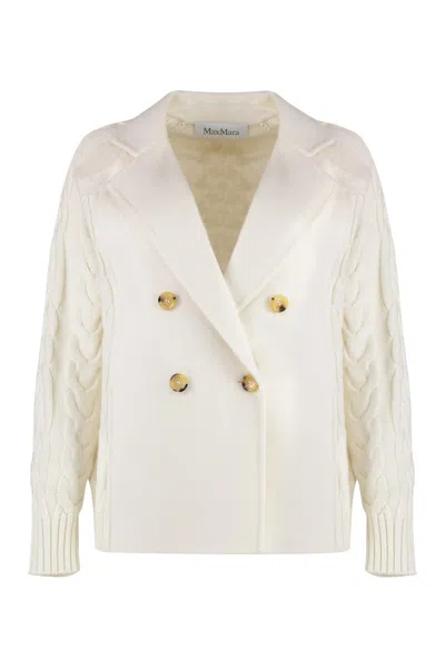 MAX MARA MICIO DOUBLE-BREASTED WOOL JACKET