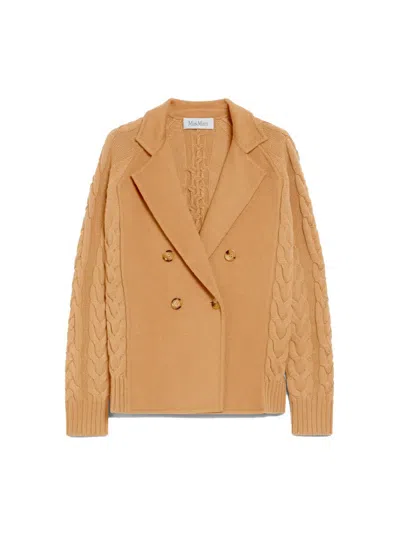 MAX MARA MAX MARA MICIO WOOL AND CASHMERE PEA COAT