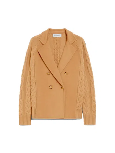 MAX MARA MAX MARA MICIO WOOL AND CASHMERE PEA COAT