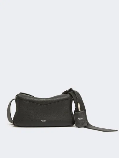 Max Mara Micro Leather Handbag In Black
