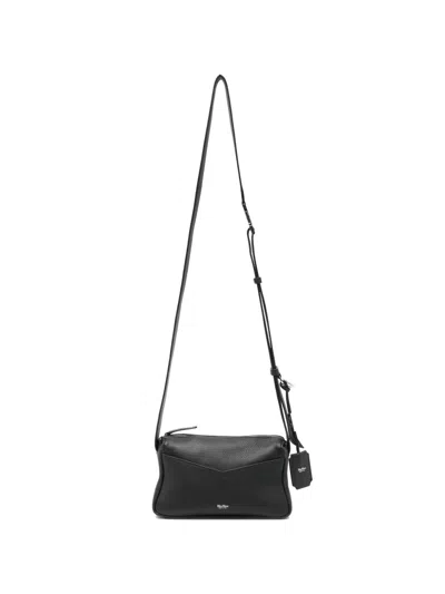 Max Mara Skippers Adjustable-strap Leather Shoulder Bag In Black