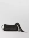 Max Mara Micro Trapeze Mesh Shoulder Bag Ribbon Strap