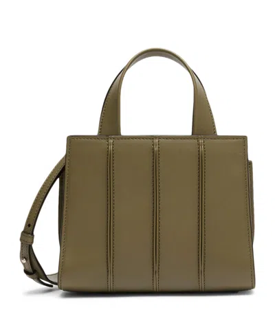 Max Mara Micro Whitney Top-handle Bag In Green
