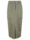 Max Mara Mid-length Utility Skirt With Practical Pockets