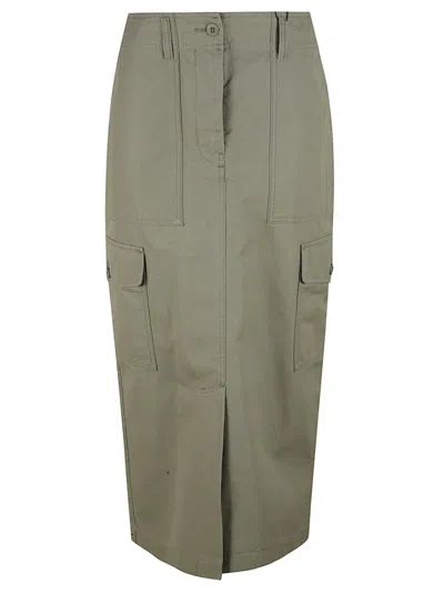 Max Mara Mid-length Utility Skirt With Practical Pockets