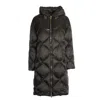 Max Mara Trefe Parka In Black