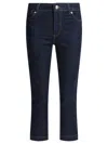 Max Mara Mid-rise Blue Denim Jeans In Blue