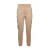 Max Mara Mid-rise Cropped Pants With Clean Hem In Neutral