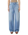 Max Mara Mid Rise Oversized Jeans In Light Blue