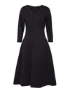 Max Mara Midas Jersey Midi Dress In Black