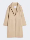 Max Mara Midi Cashmere Cardigan Coat In Neutral
