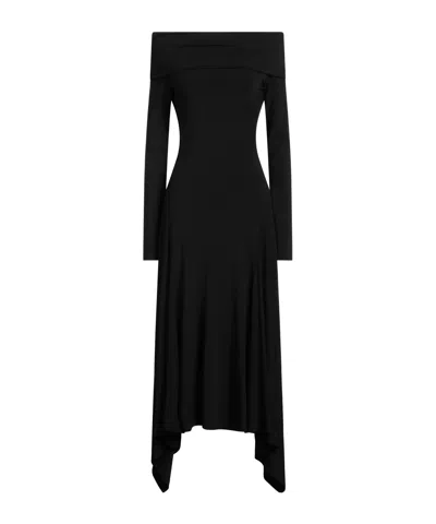 Max Mara Midi Dress In Black