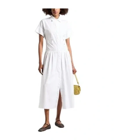 Max Mara Midi Dresses In White