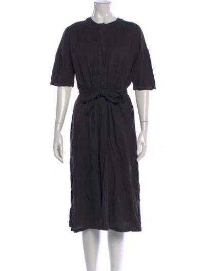 Pre-owned Max Mara Midi Length Dress In Black