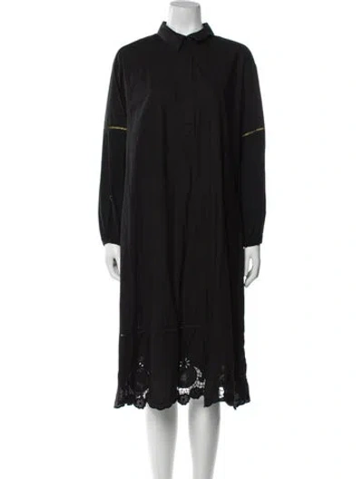 Pre-owned Max Mara Midi Length Dress In Blue