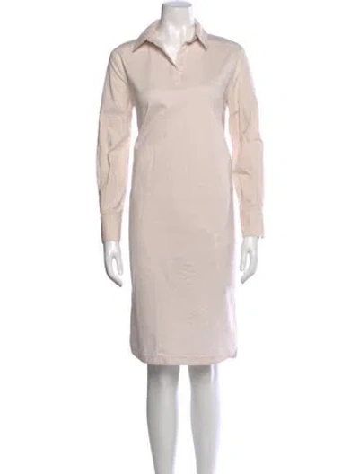 Pre-owned Max Mara Midi Length Dress In Neutral