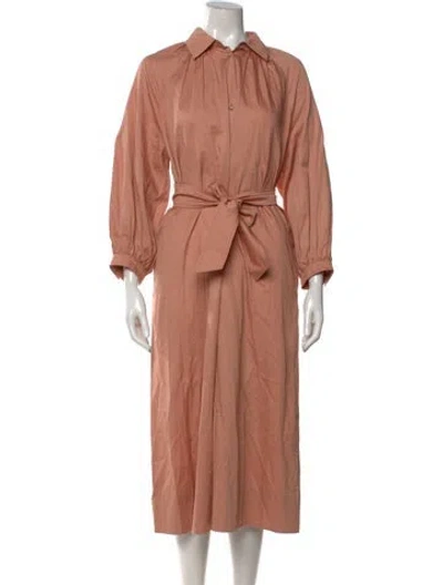 Pre-owned Max Mara Midi Length Dress In Pink