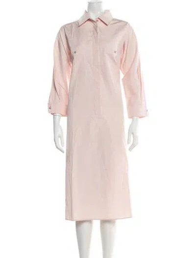 Pre-owned Max Mara Midi Length Dress In Pink