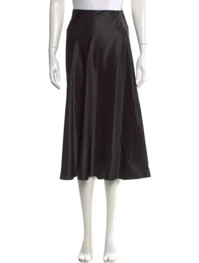 Pre-owned Max Mara Midi Length Skirt In Black