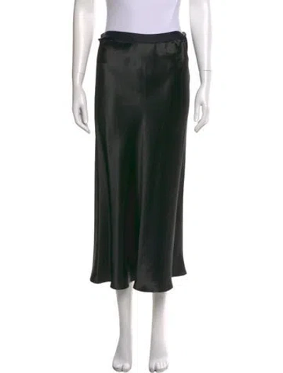 Pre-owned Max Mara Midi Length Skirt In Black