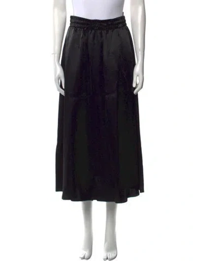 Pre-owned Max Mara Midi Length Skirt In Black