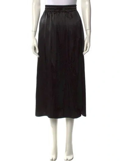 Pre-owned Max Mara Midi Length Skirt In Black