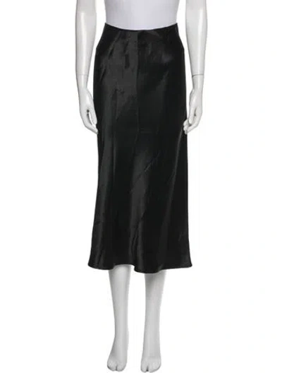 Pre-owned Max Mara Midi Length Skirt In Black