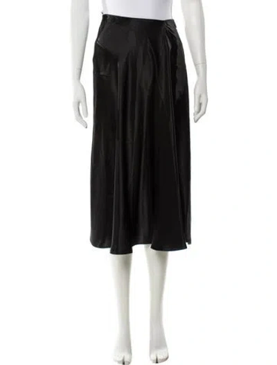 Pre-owned Max Mara Midi Length Skirt In Black