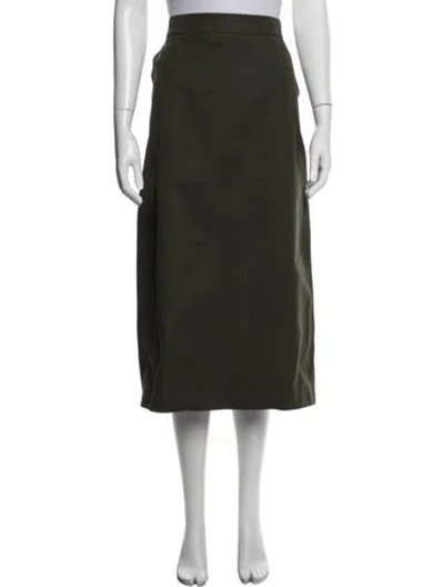 Pre-owned Max Mara Midi Length Skirt In Black