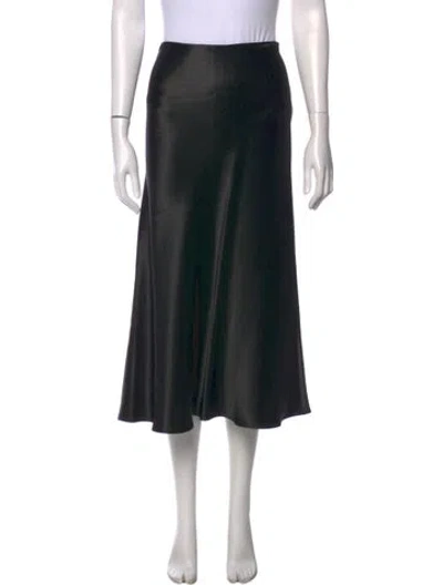 Pre-owned Max Mara Midi Length Skirt In Black