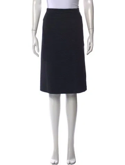 Pre-owned Max Mara Midi Length Skirt In Black