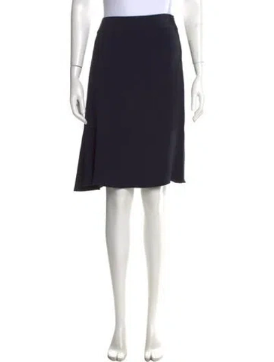 Pre-owned Max Mara Midi Length Skirt In Black