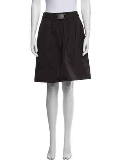 Pre-owned Max Mara Midi Length Skirt In Black