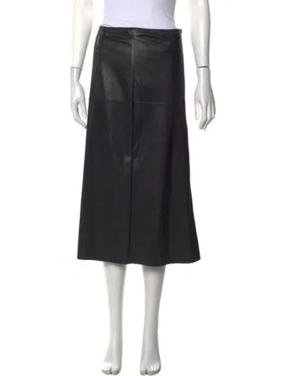 Pre-owned Max Mara Midi Length Skirt In Black