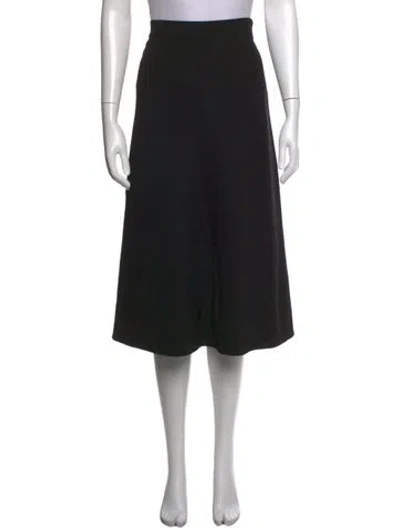 Pre-owned Max Mara Midi Length Skirt In Black