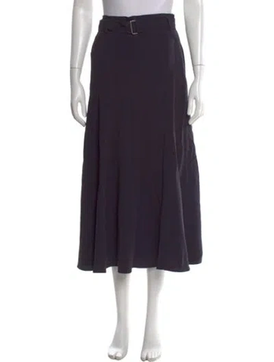 Pre-owned Max Mara Midi Length Skirt In Blue
