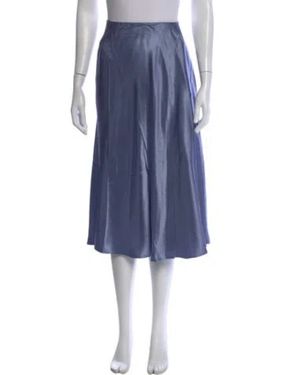 Pre-owned Max Mara Midi Length Skirt In Blue
