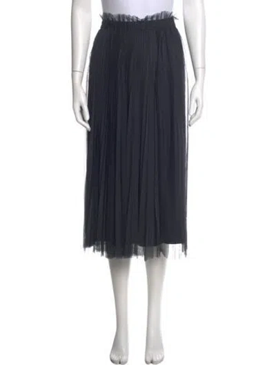 Pre-owned Max Mara Midi Length Skirt In Blue