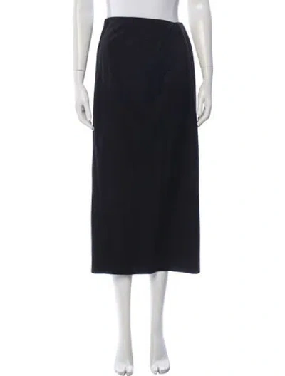 Pre-owned Max Mara Midi Length Skirt In Blue